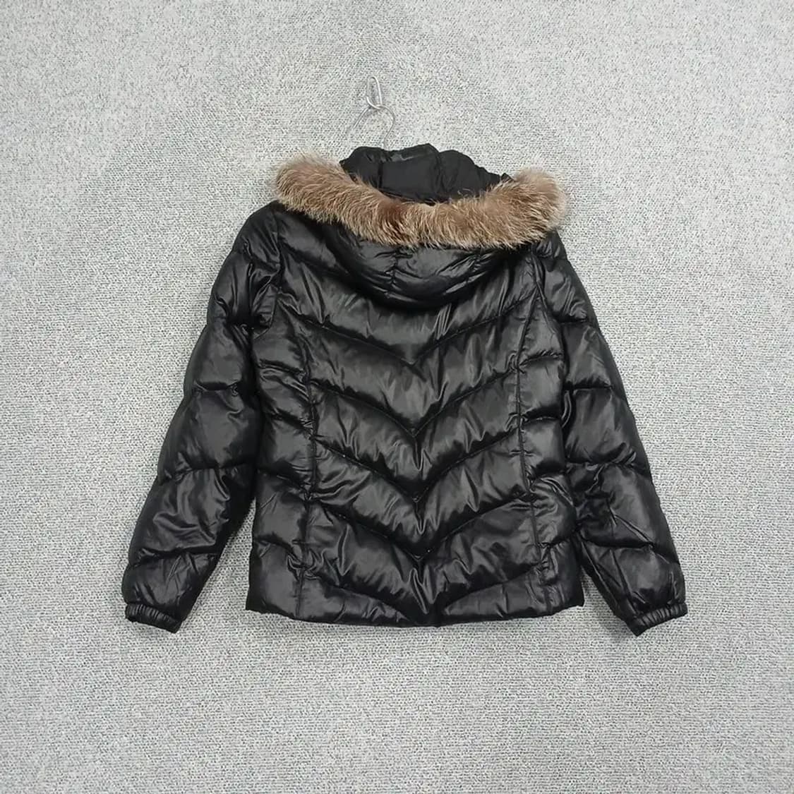 노스페이스 로고 여성 구스다운 퍼 숏패딩 M 상품이미지2