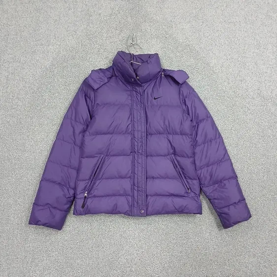 나이키 퍼플 로고 덕다운 오리털 패딩 점퍼 M 상품이미지1