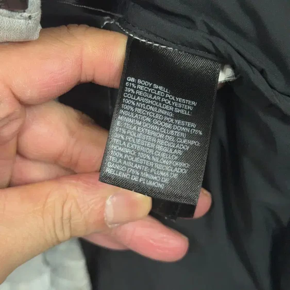 노스페이스 눕시 700 실버 패딩 조끼 S 상품이미지7