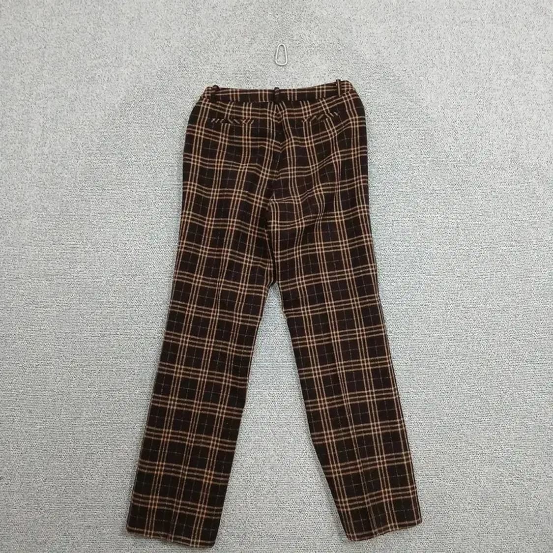 톰보이 브라운 체크 슬랙스 67-92 상품이미지2