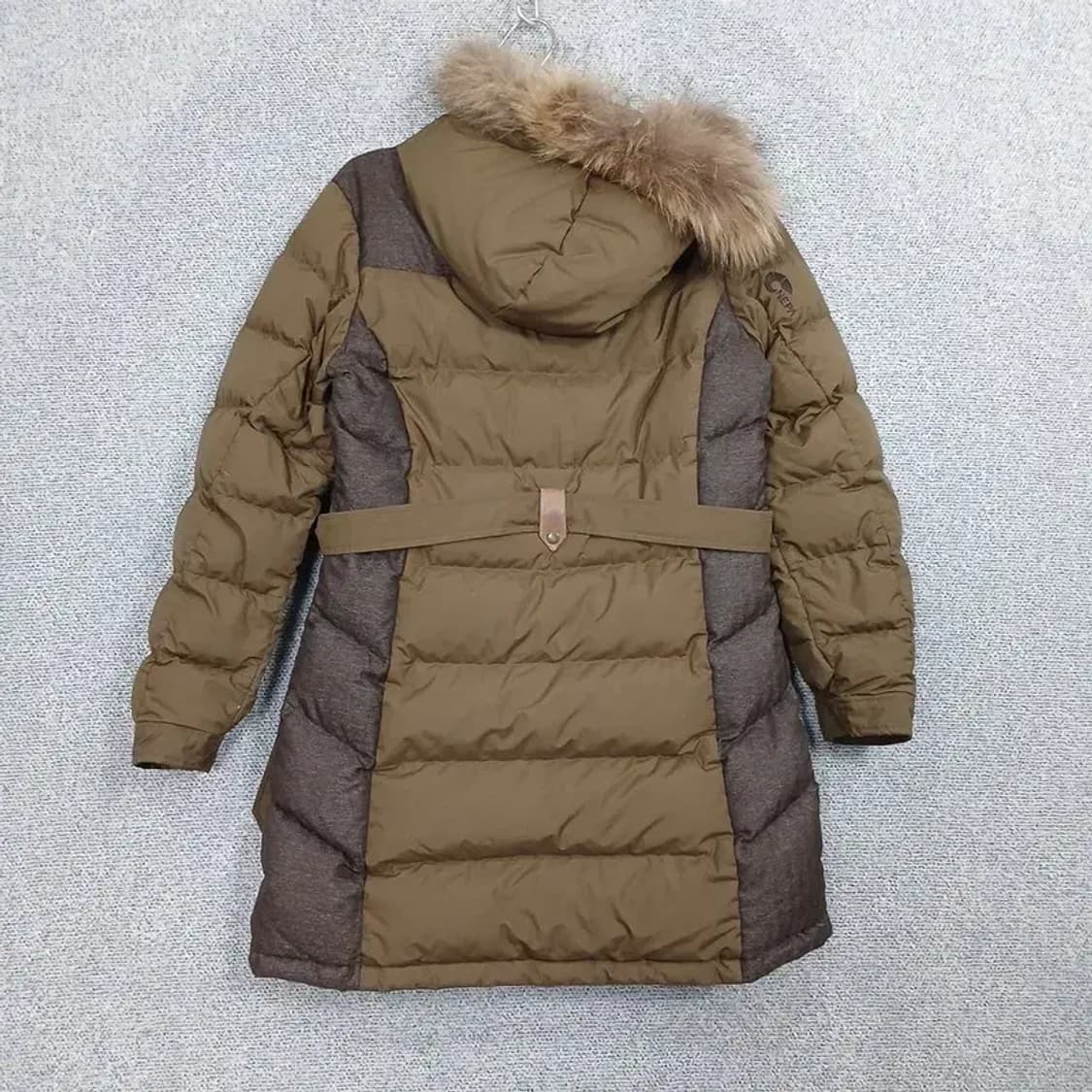 네파 브라운 로고 덕다운 오리털 패딩 점퍼 100 상품이미지2