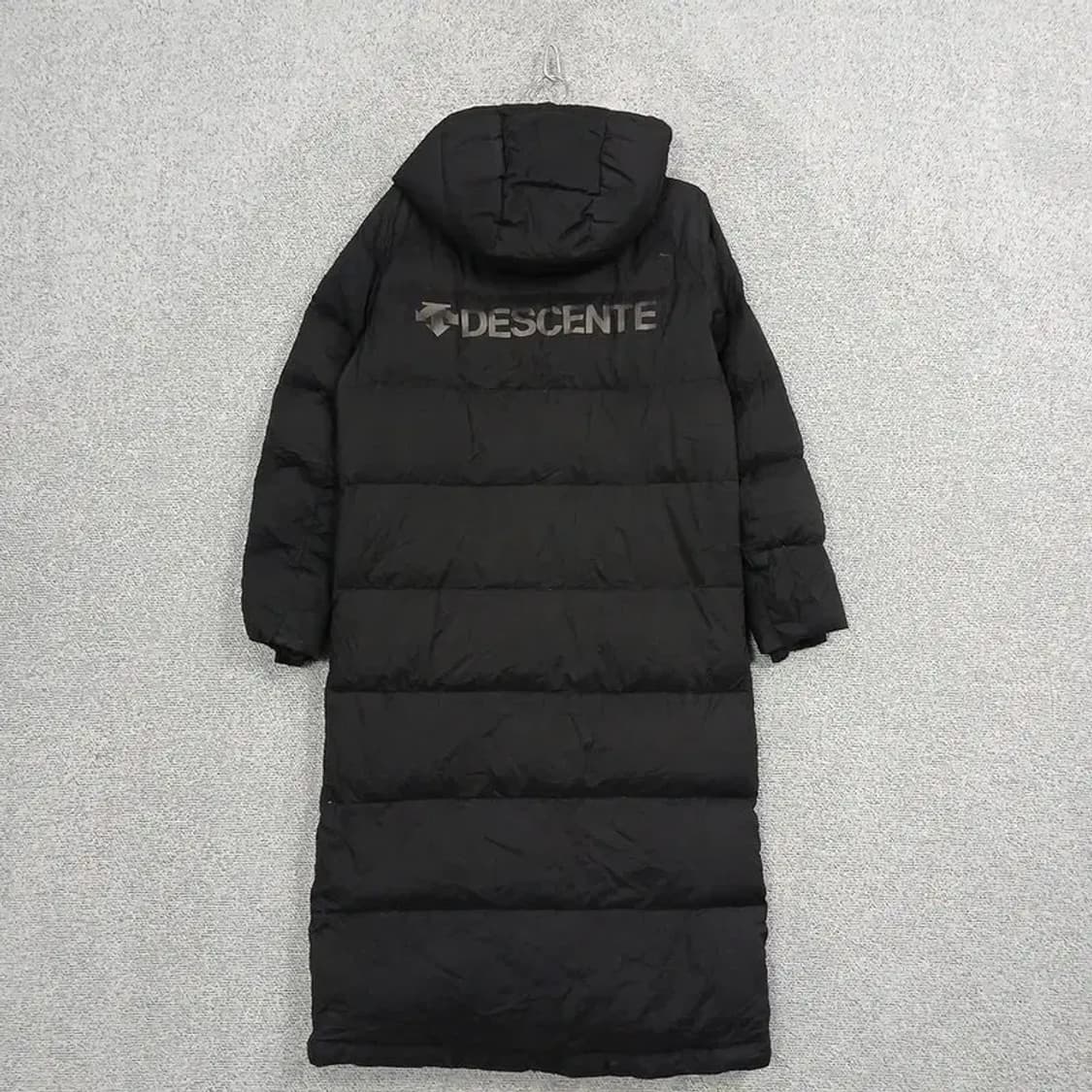 데상트 백로고 덕다운 오리털 롱패딩 S 상품이미지2