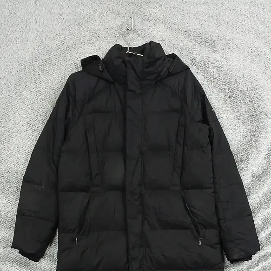 데상트 백로고 덕다운 오리털 롱패딩 S 상품이미지3