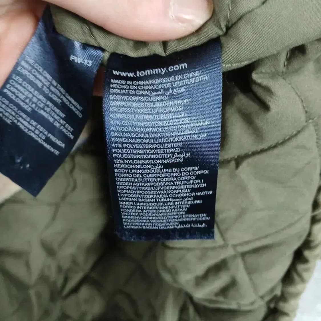 타미힐피거 빈티지 피쉬테일 양털 야상 점퍼 S 상품이미지4