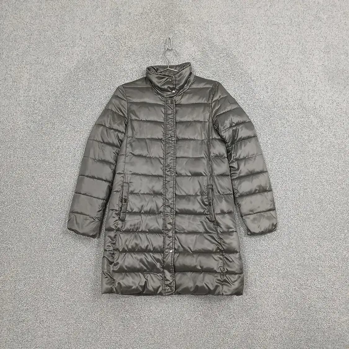 알마니 익스체인지 여성 그레이 경량 롱패딩 점퍼 S 상품이미지1