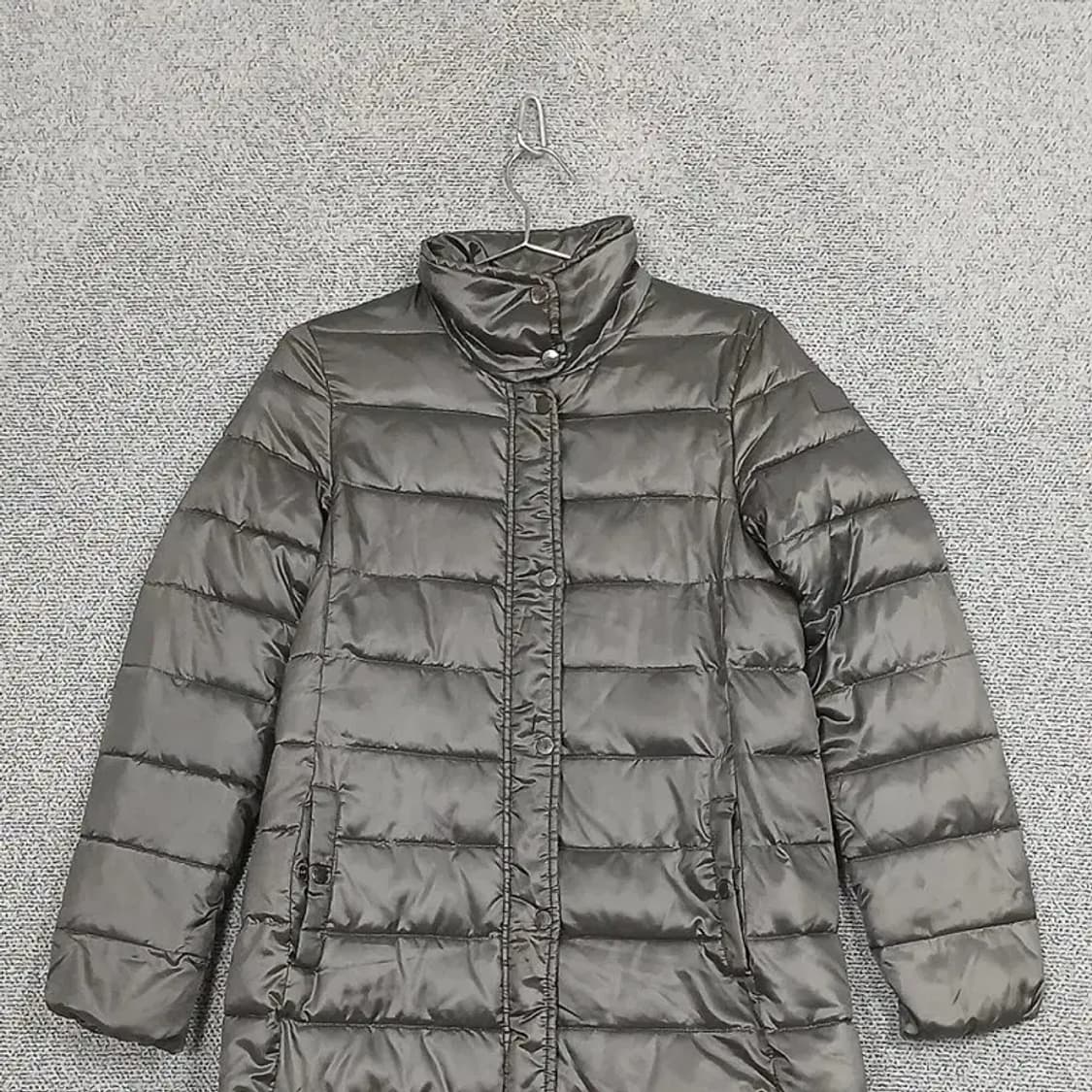 알마니 익스체인지 여성 그레이 경량 롱패딩 점퍼 S 상품이미지3