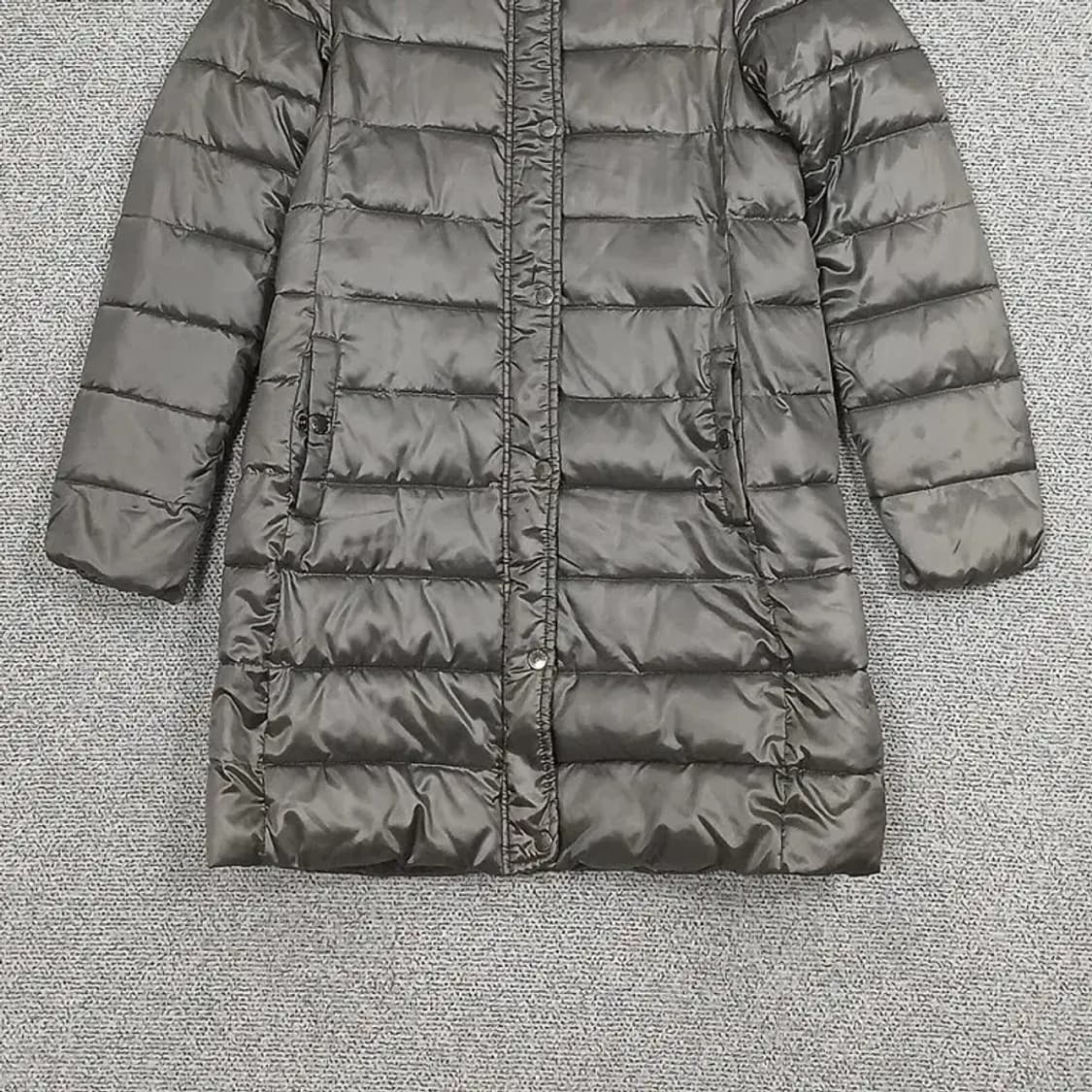 알마니 익스체인지 여성 그레이 경량 롱패딩 점퍼 S 상품이미지4