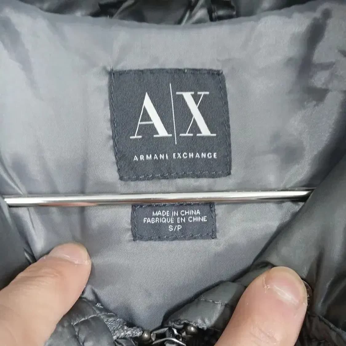 알마니 익스체인지 여성 그레이 경량 롱패딩 점퍼 S 상품이미지5