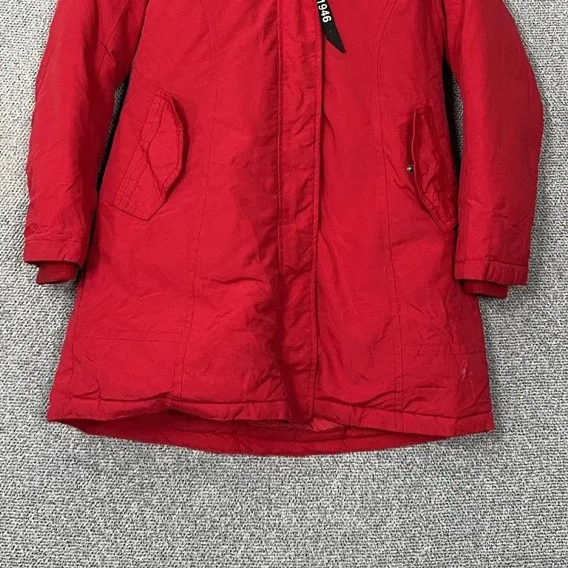 NBA 브룩클린 로고 레드 덕다운 패딩 점퍼 XS 상품이미지4