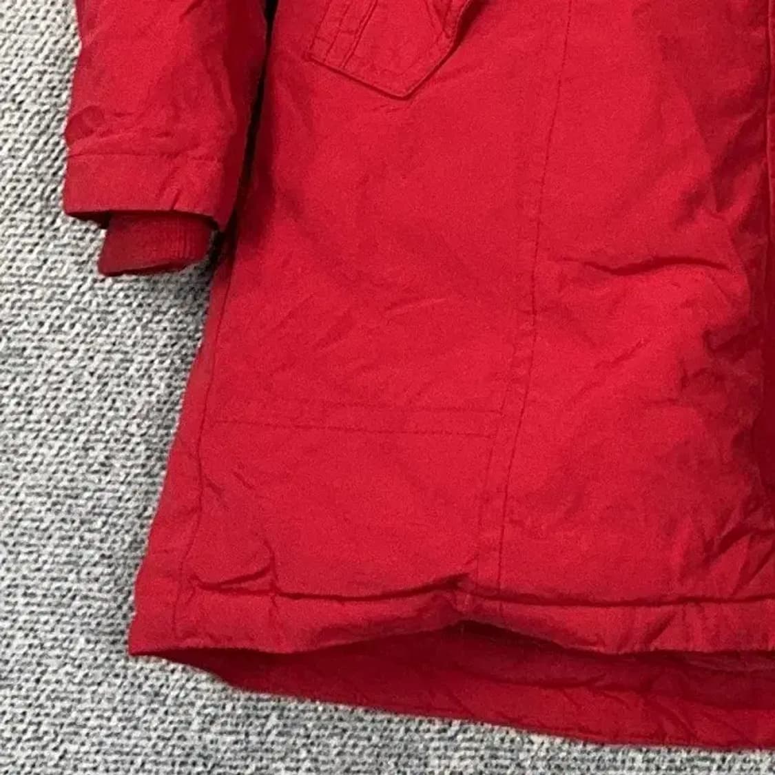 NBA 브룩클린 로고 레드 덕다운 패딩 점퍼 XS 상품이미지5