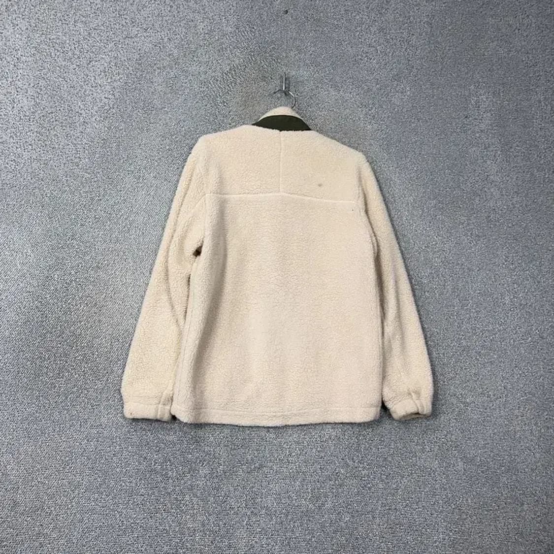 콜롬비아 로고 양털 뽀글이 후리스 집업 M 상품이미지2