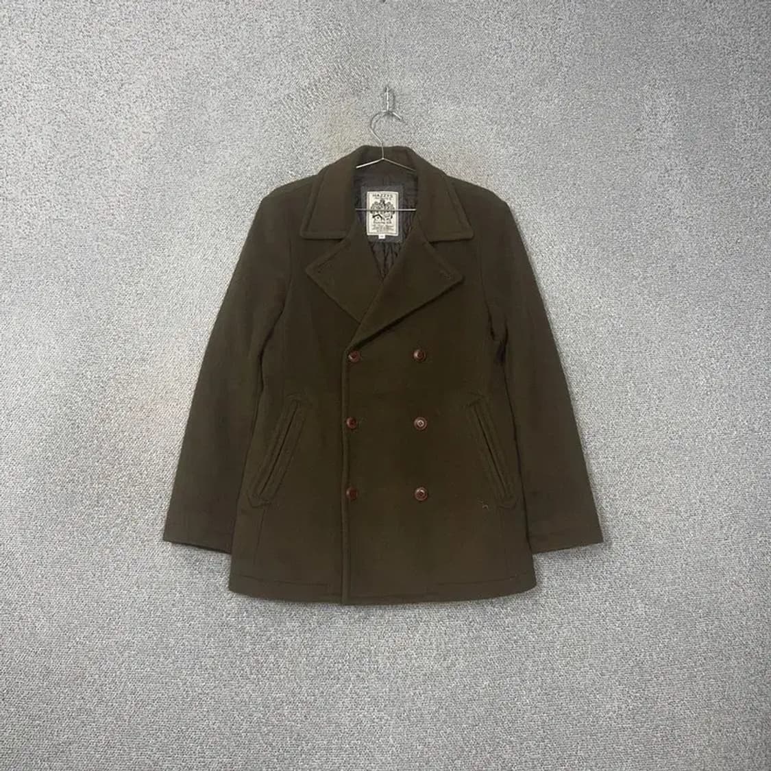 해지스 클래식 브라운 울 코트 100 상품이미지1