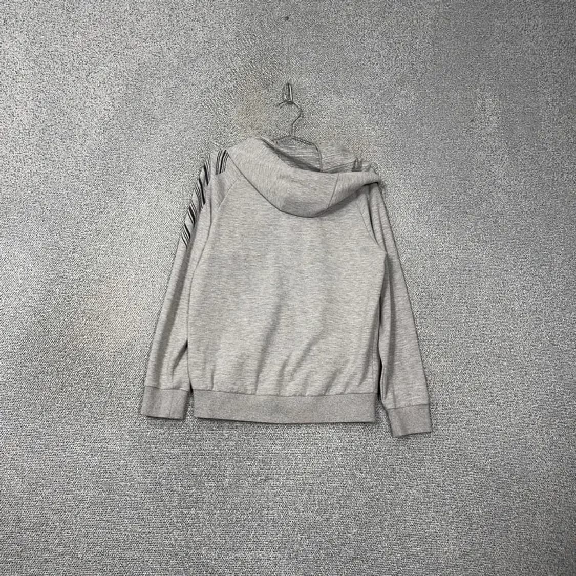 데상트 로고 그레이 후드집업 M 상품이미지2