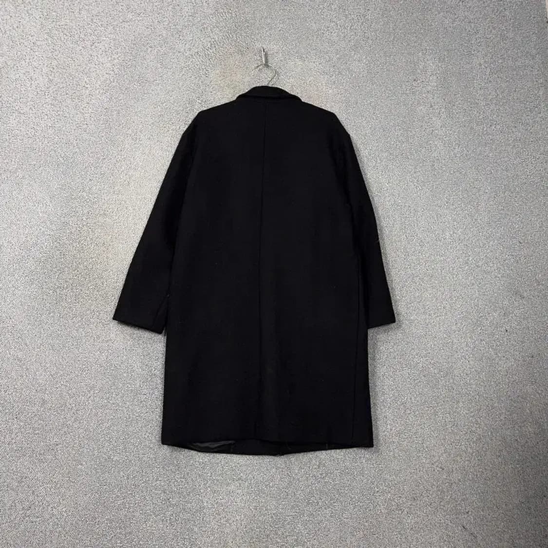 라이풀 블랙 버튼 울 코트 1 상품이미지2