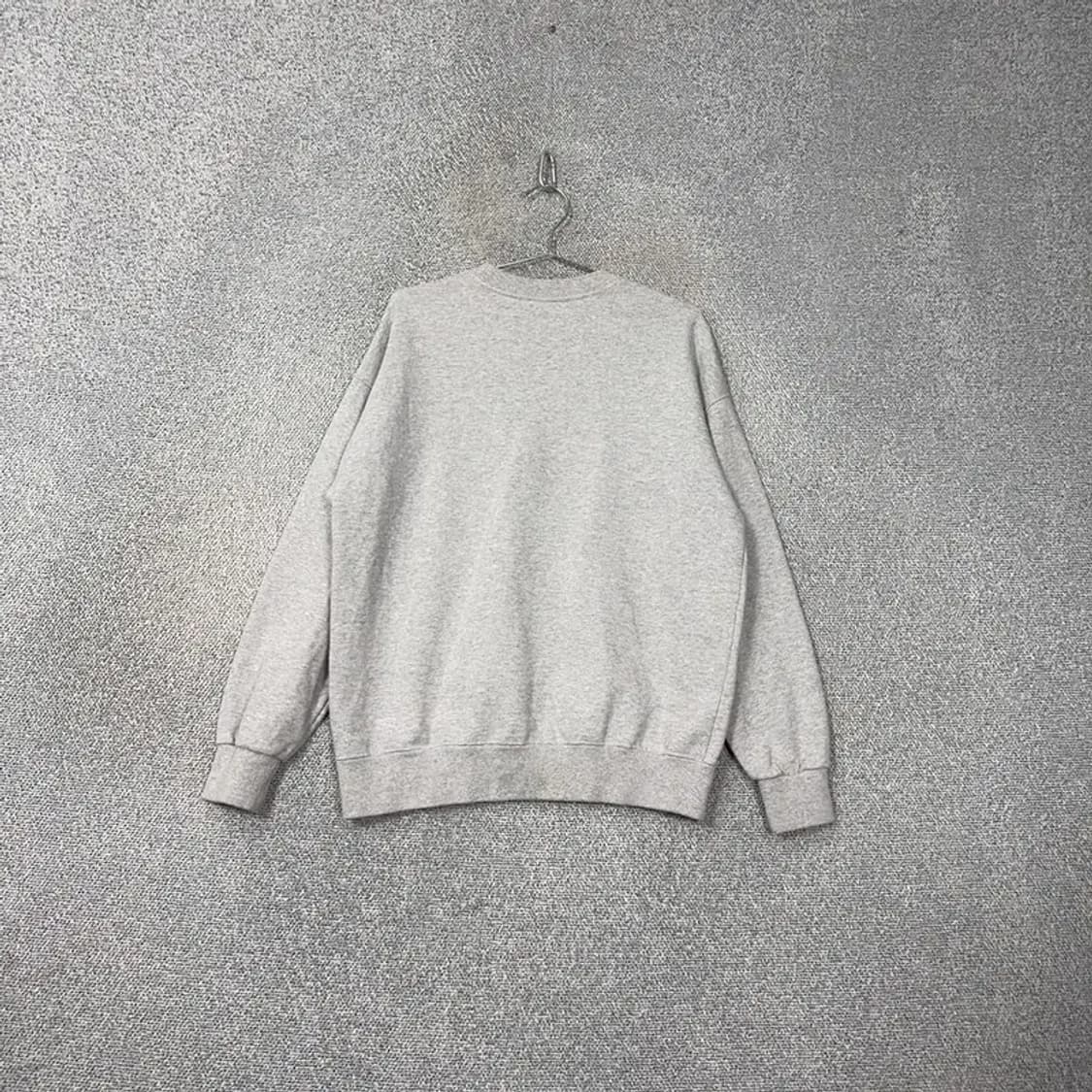 이벳필드 프린팅 라이트 그레이 맨투맨 M 상품이미지2