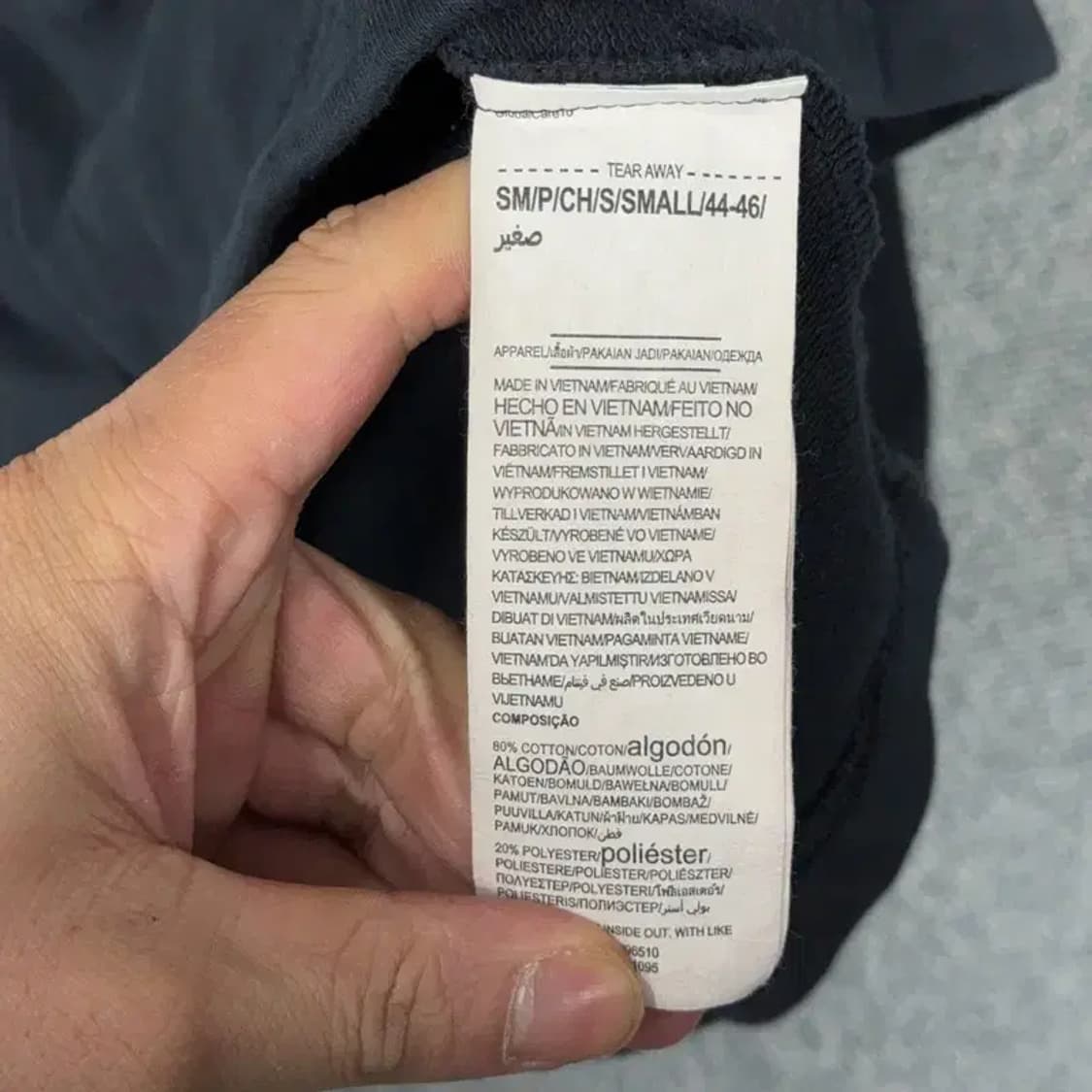 언더아머 로고 블랙 후드티 SM 상품이미지4