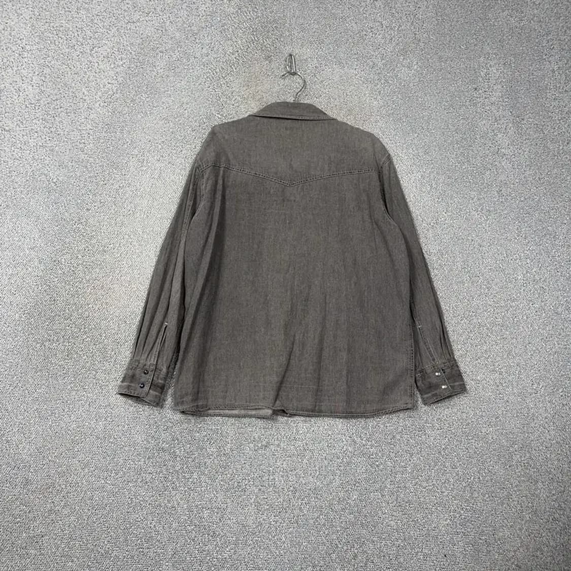 VOMANIE 재팬 빈티지 투포켓 그레이 셔츠 3LB 상품이미지2