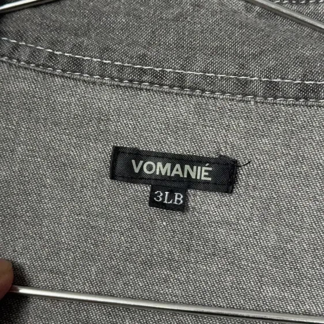 VOMANIE 재팬 빈티지 투포켓 그레이 셔츠 3LB 상품이미지3