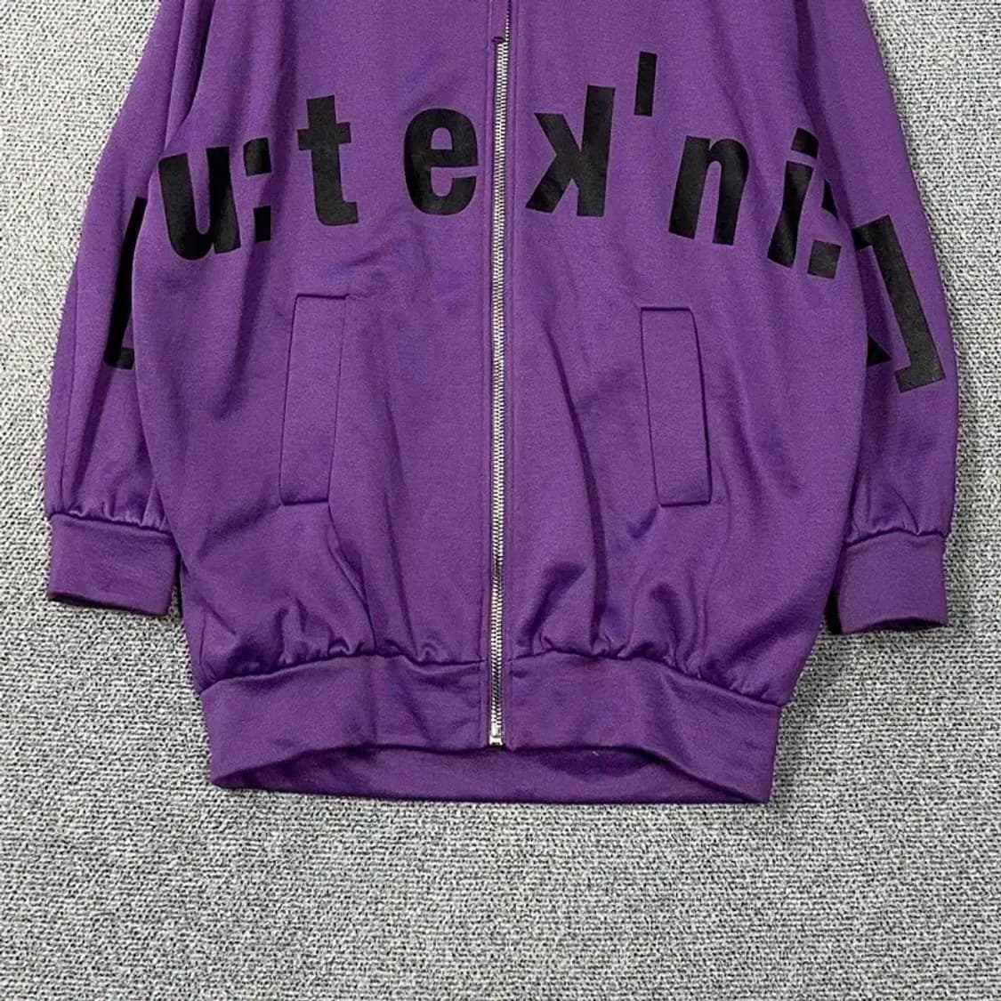 주씨주디 프린팅 퍼플 후드집업 XS 상품이미지4