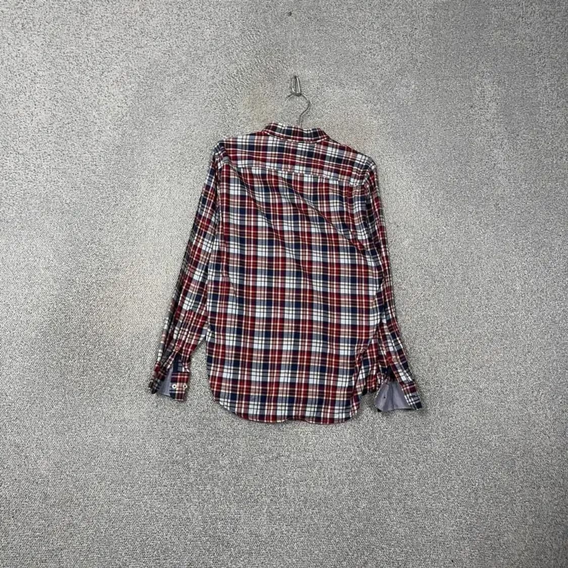 타미힐피거 체크 레드 셔츠 S 상품이미지2