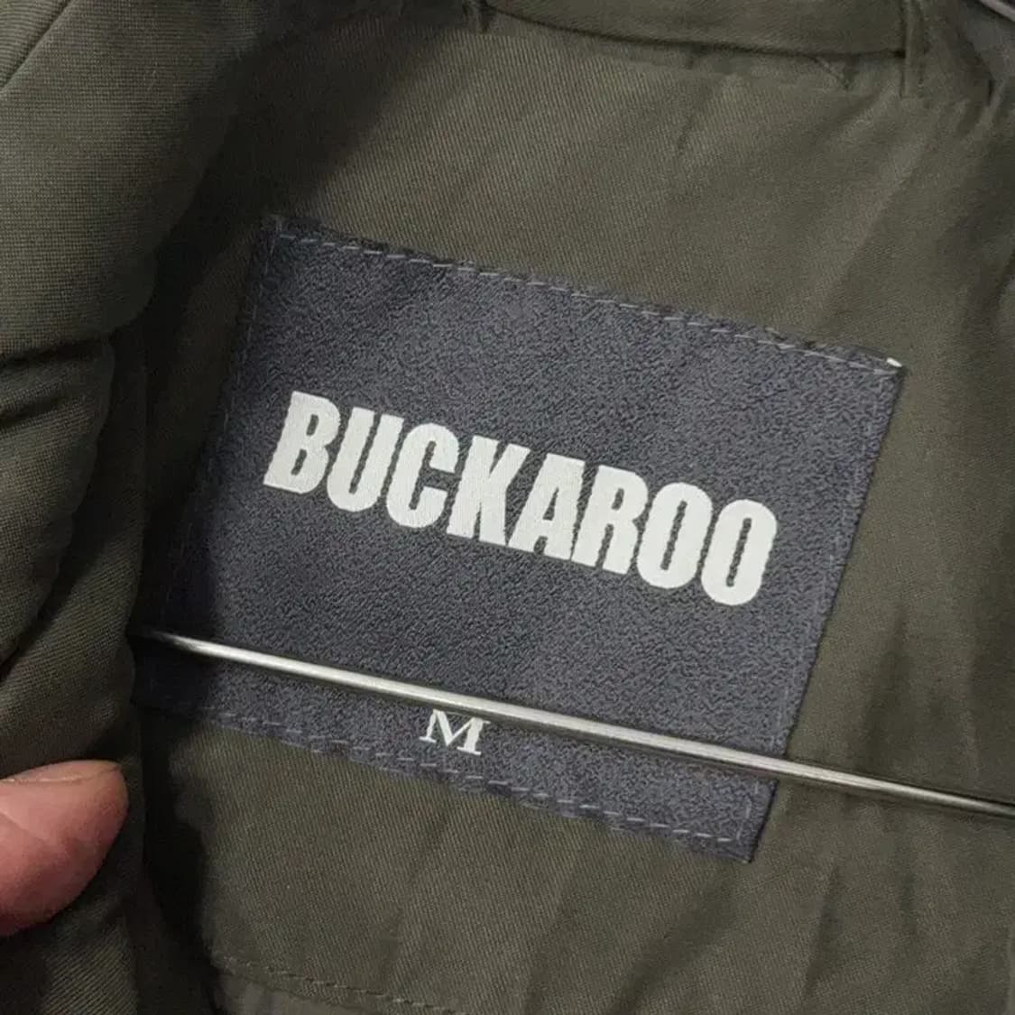 버커루 카키 퀄팅 캐주얼 자켓 M 상품이미지3