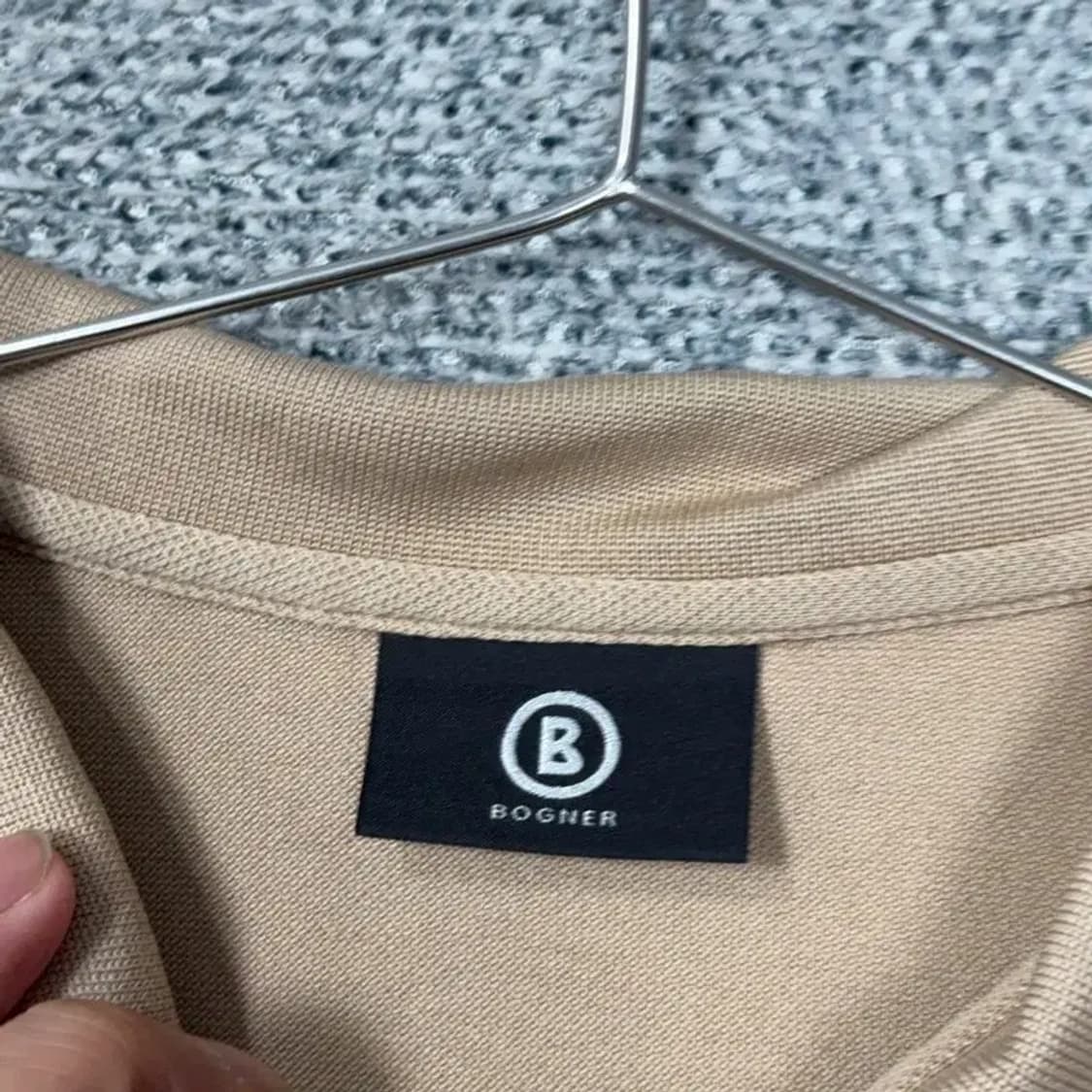 보그너 베이지 로고 골프 카라티 105 상품이미지3