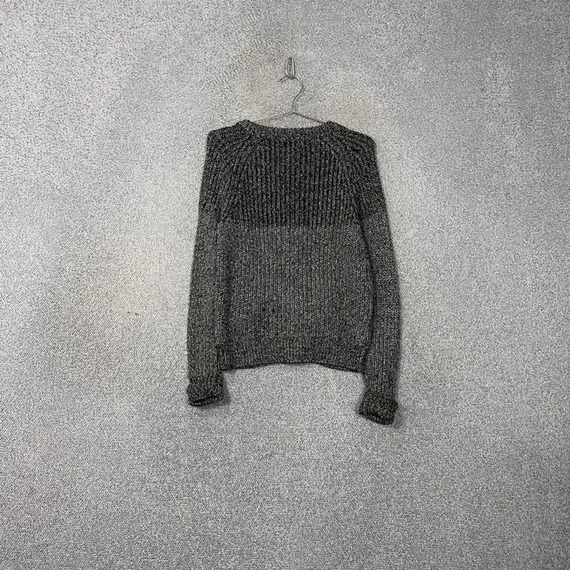 캘빈클라인 그레이 배색 코튼 니트 집업 S 상품이미지2