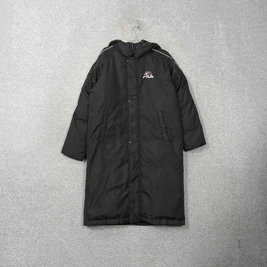 휠라 로고 프린팅 롱패딩 L 상품이미지1