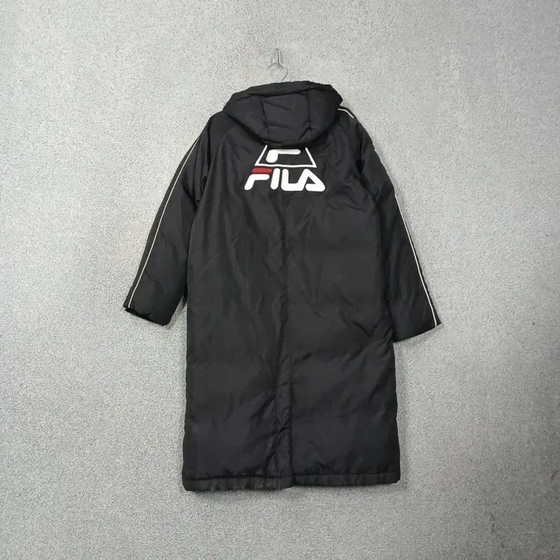 휠라 로고 프린팅 롱패딩 L 상품이미지2