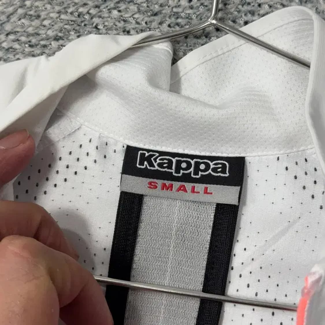 카파 화이트 로고 기능성 운동 바람막이 자켓 S 상품이미지3