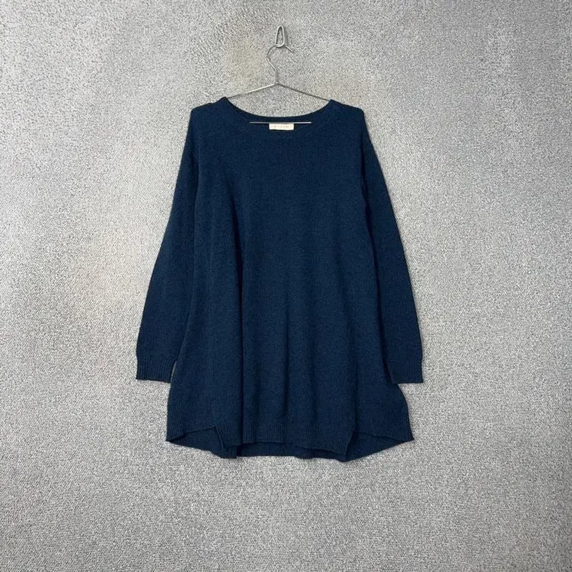 미샤 네이비 울 롱 니트 85 상품이미지1