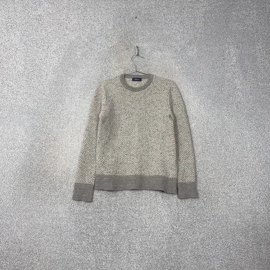 해지스 그레이 캐주얼 울 니트 100 상품이미지1