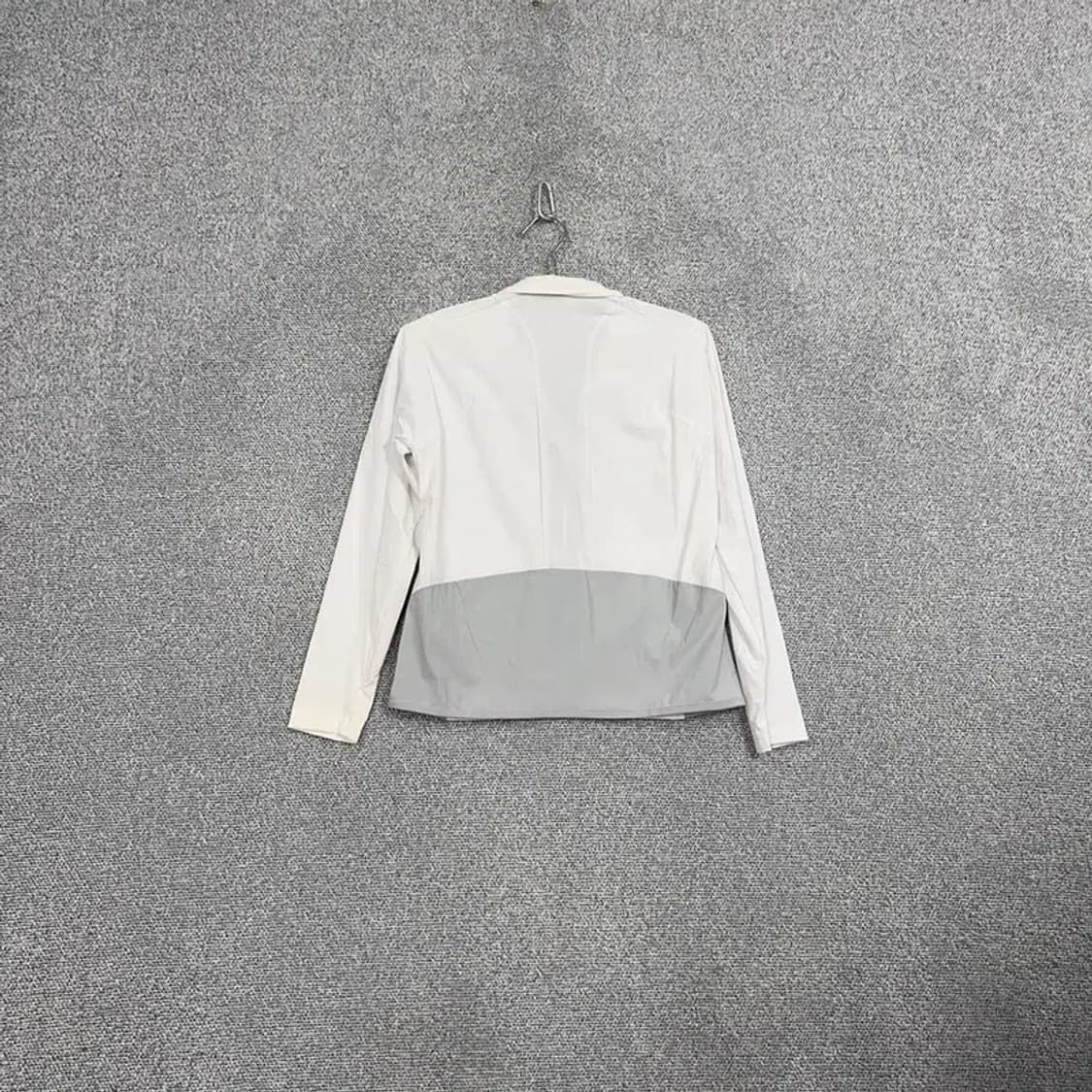 콜롬비아 로고 기능성 화이트 집업 저지 S 상품이미지2