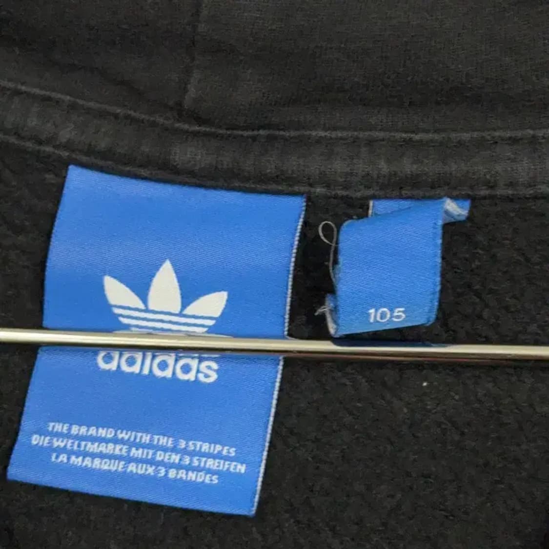 아디다스 프린팅 블랙 후드티 105 상품이미지5