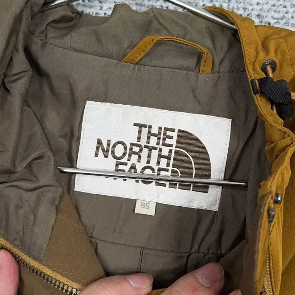 노스페이스 카멜 로고 코트 바람막이 M 상품이미지6