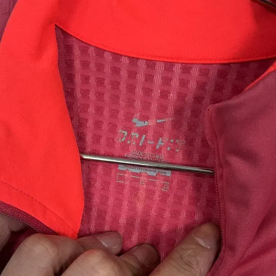 나이키 로고 여성 기능성 바람막이 L 상품이미지5