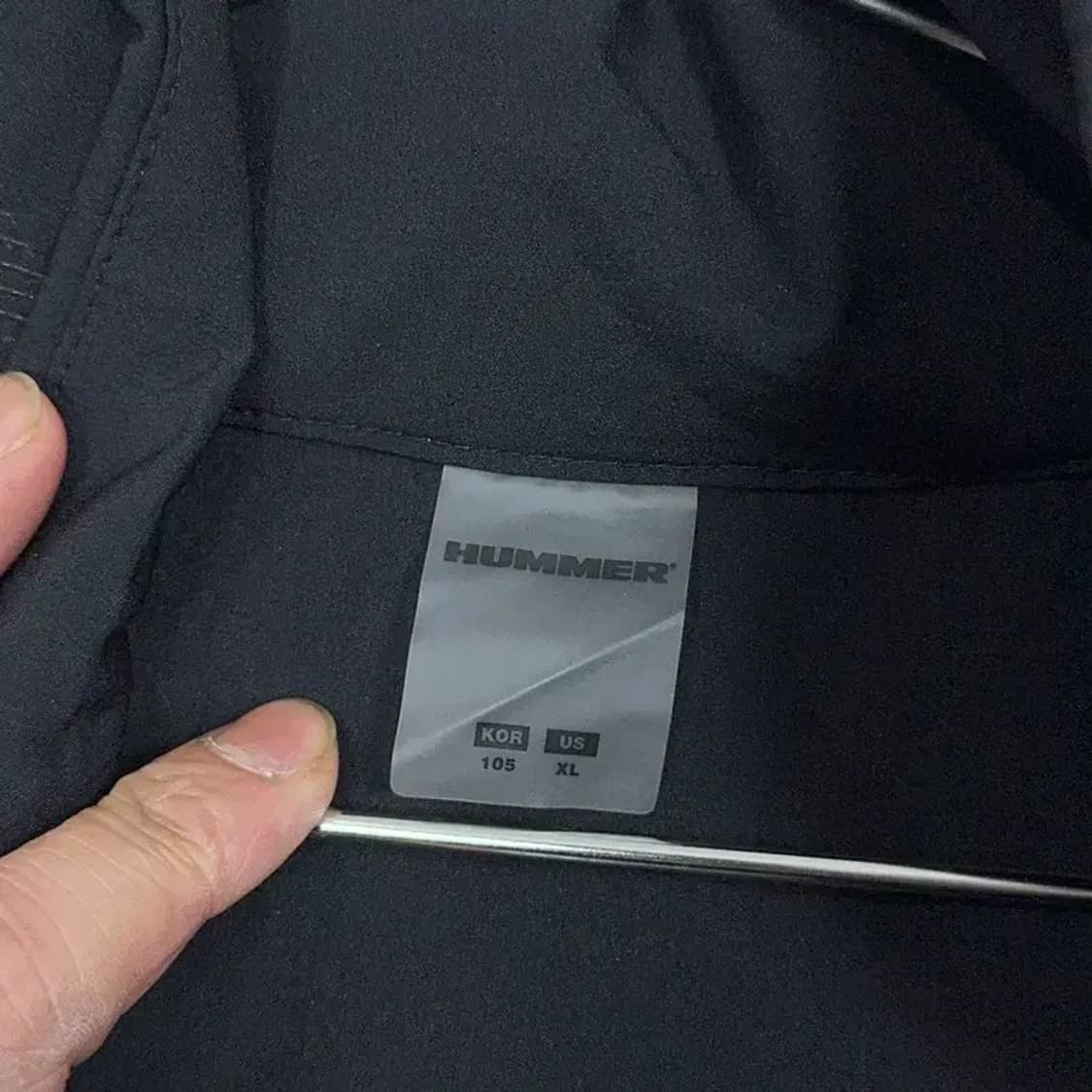 험머 로고 투톤 기능성 바람막이 XL 상품이미지3