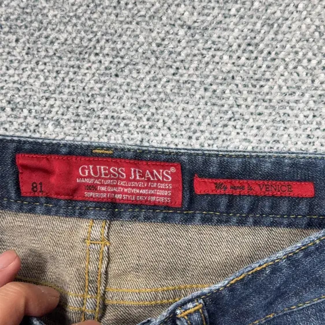 게스 삼각로고 캐주얼 여성 청바지 27 상품이미지6