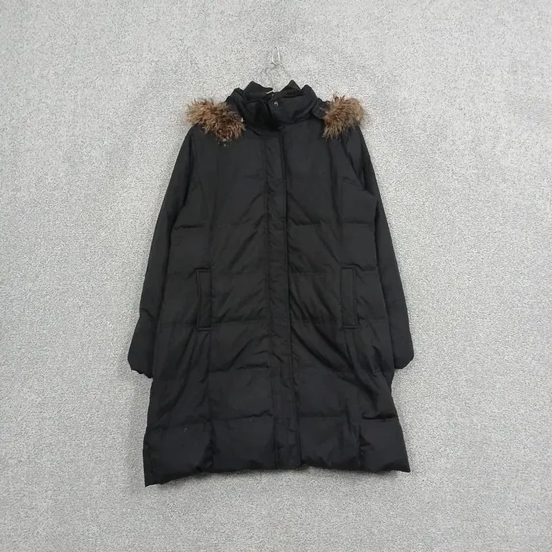 갭 블랙 다운 롱 파카 패딩 XL 상품이미지1