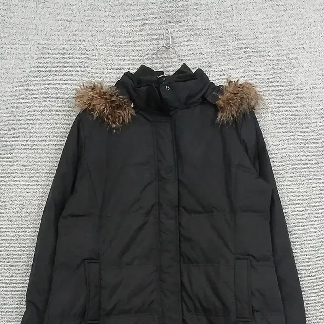 갭 블랙 다운 롱 파카 패딩 XL 상품이미지3