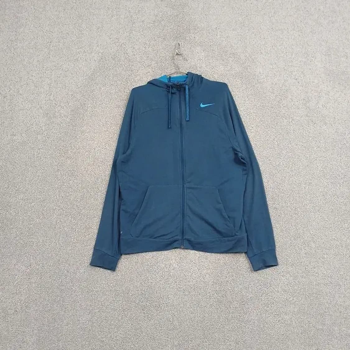 나이키 드라이핏 로고 네이비 기능성 후드집업 XXL 상품이미지1