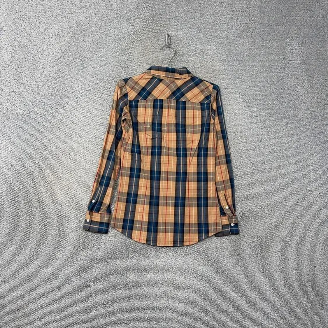 타미힐피거 여성 빈티지 레이스 체크 셔츠 XS 상품이미지2