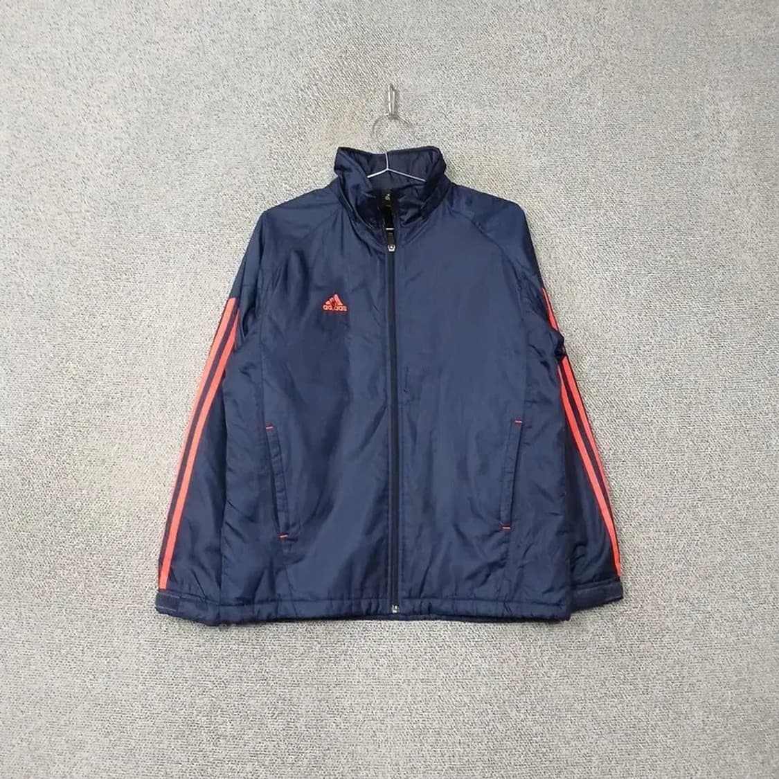 아디다스 네이비 로고 삼선 바람막이 90 상품이미지1