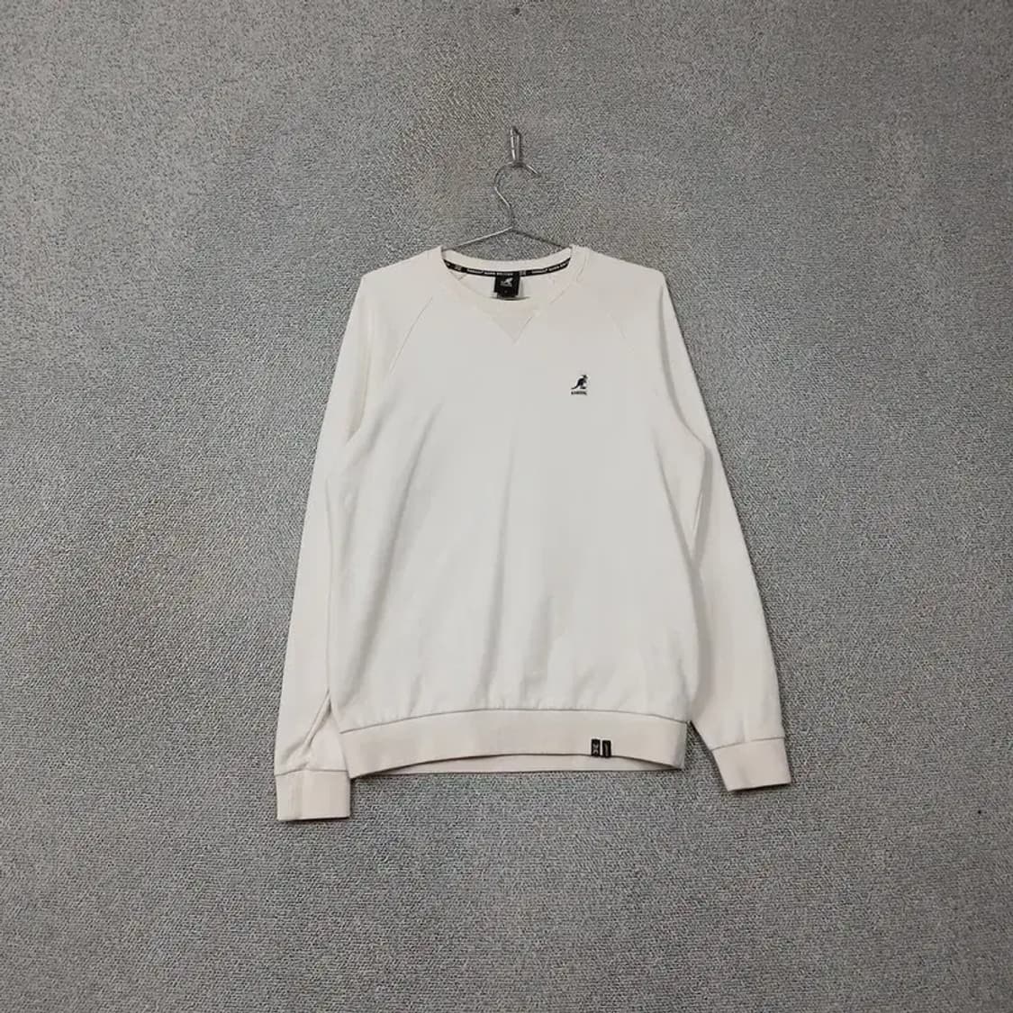 캉골 크림 로고 맨투맨 L 상품이미지1