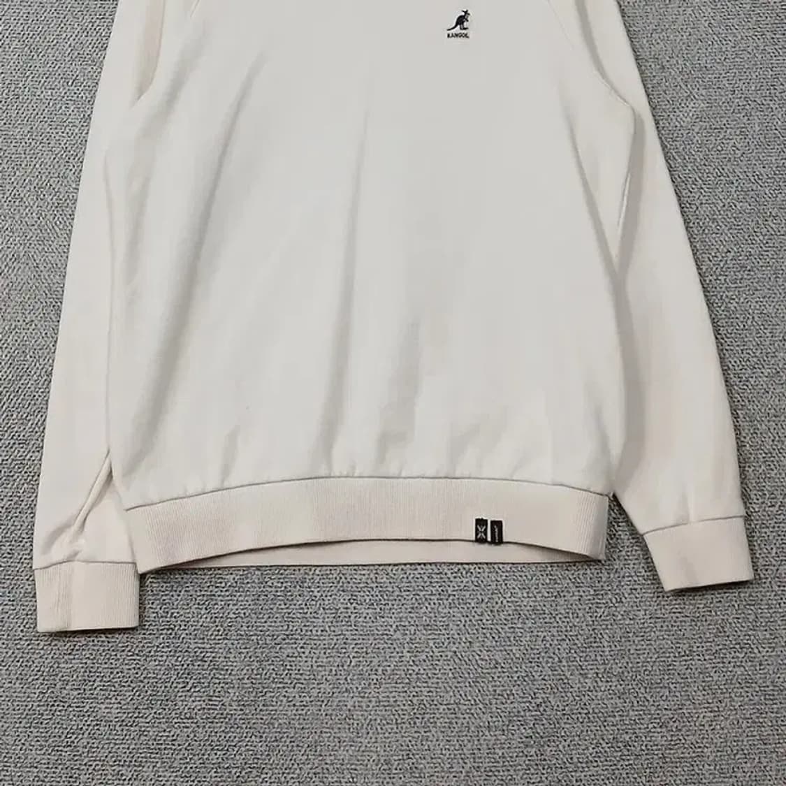 캉골 크림 로고 맨투맨 L 상품이미지4