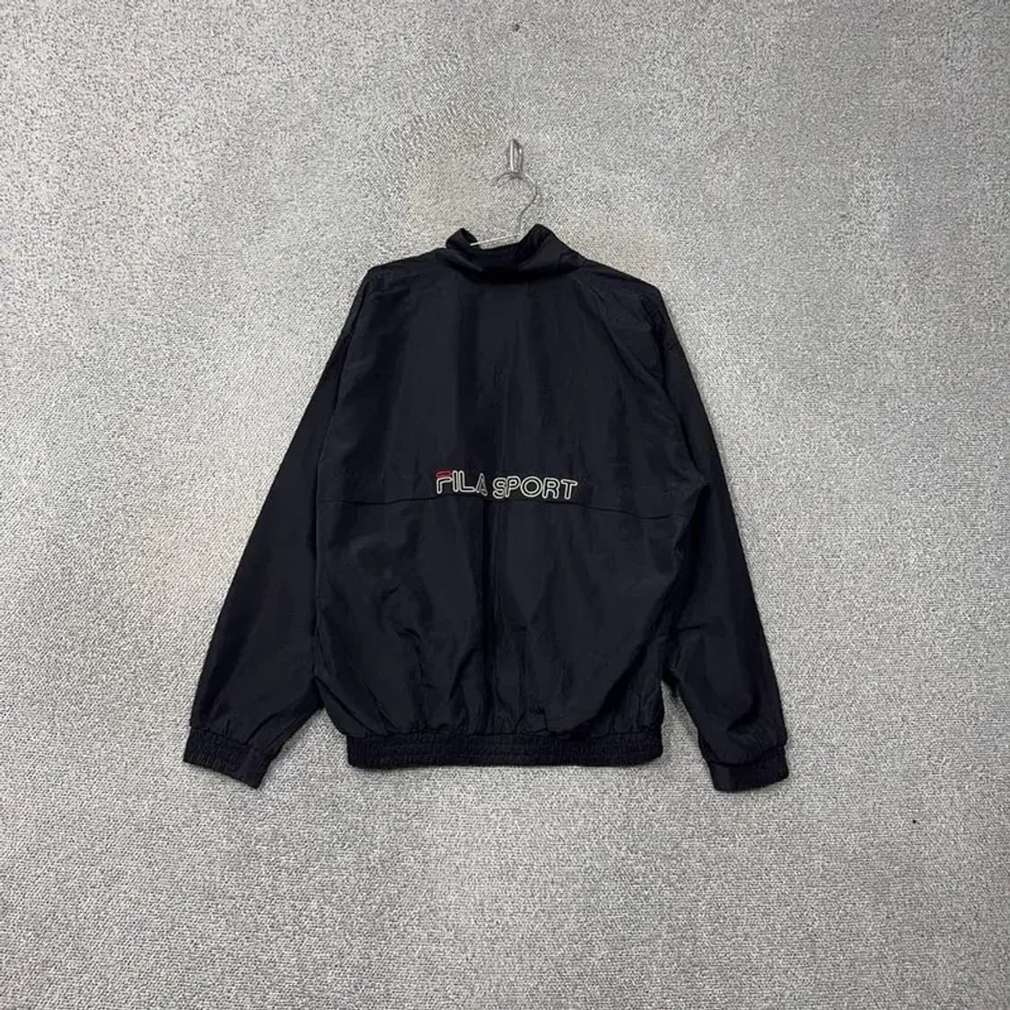 휠라 올드스쿨 빈티지 네이비 바람막이 L 상품이미지2