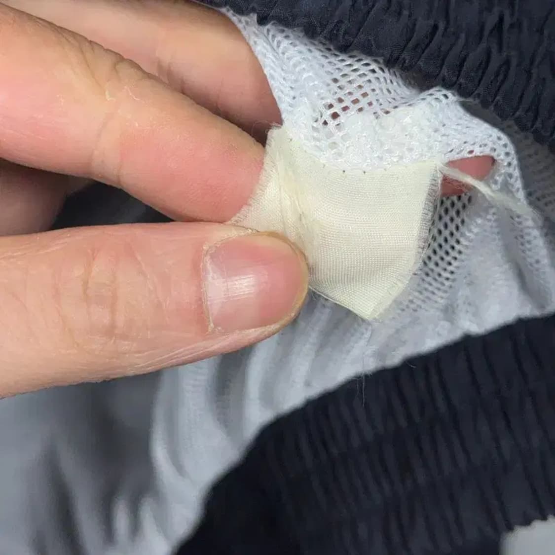 휠라 올드스쿨 빈티지 네이비 바람막이 L 상품이미지3