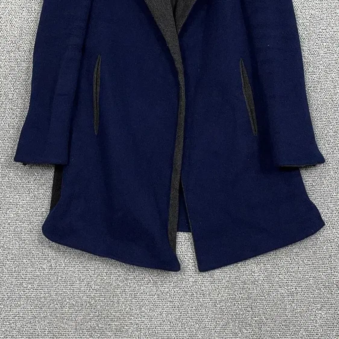 시스템 한섬 여성 울 캐시미어 네이비 코트 82-94-160 상품이미지4