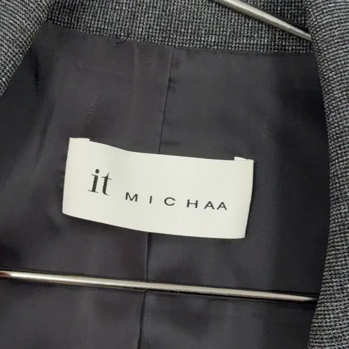 잇미샤 여성 클래식 그레이 블레이저 82-88-160 상품이미지5