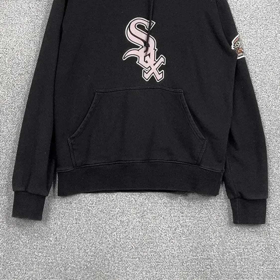 쿠퍼스타운 빈티지 화이트 삭스 블랙 후드티 L 상품이미지4